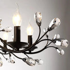 Wrought Iron Chandeliers 6/9 Lights - Bling Lighting Studio