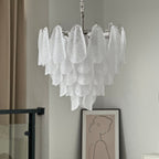 Murano Glass Teardrop Chandelier by Bling Lighting Studio