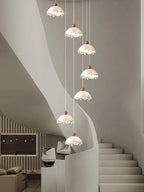 Afen Modern Staircase Chandelier for high ceiling staircase and foyer lighting