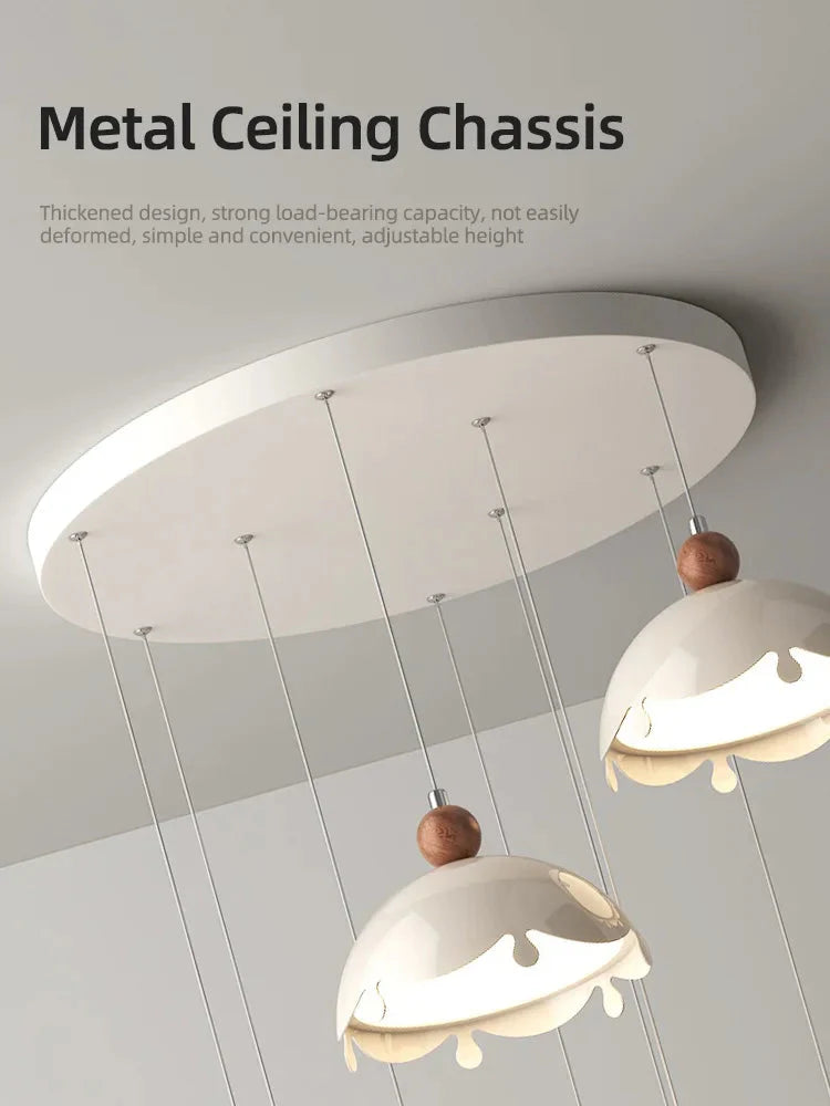 Afen Modern Staircase Chandelier for high ceiling staircase and foyer lighting