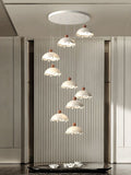 Afen Modern Staircase Chandelier for high ceiling staircase and foyer lighting