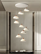 Afen Modern Staircase Chandelier for high ceiling staircase and foyer lighting