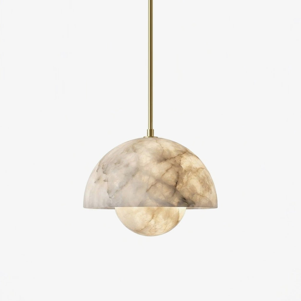Alabaster Bud Pendant Lamp by Bling Lighting Studio