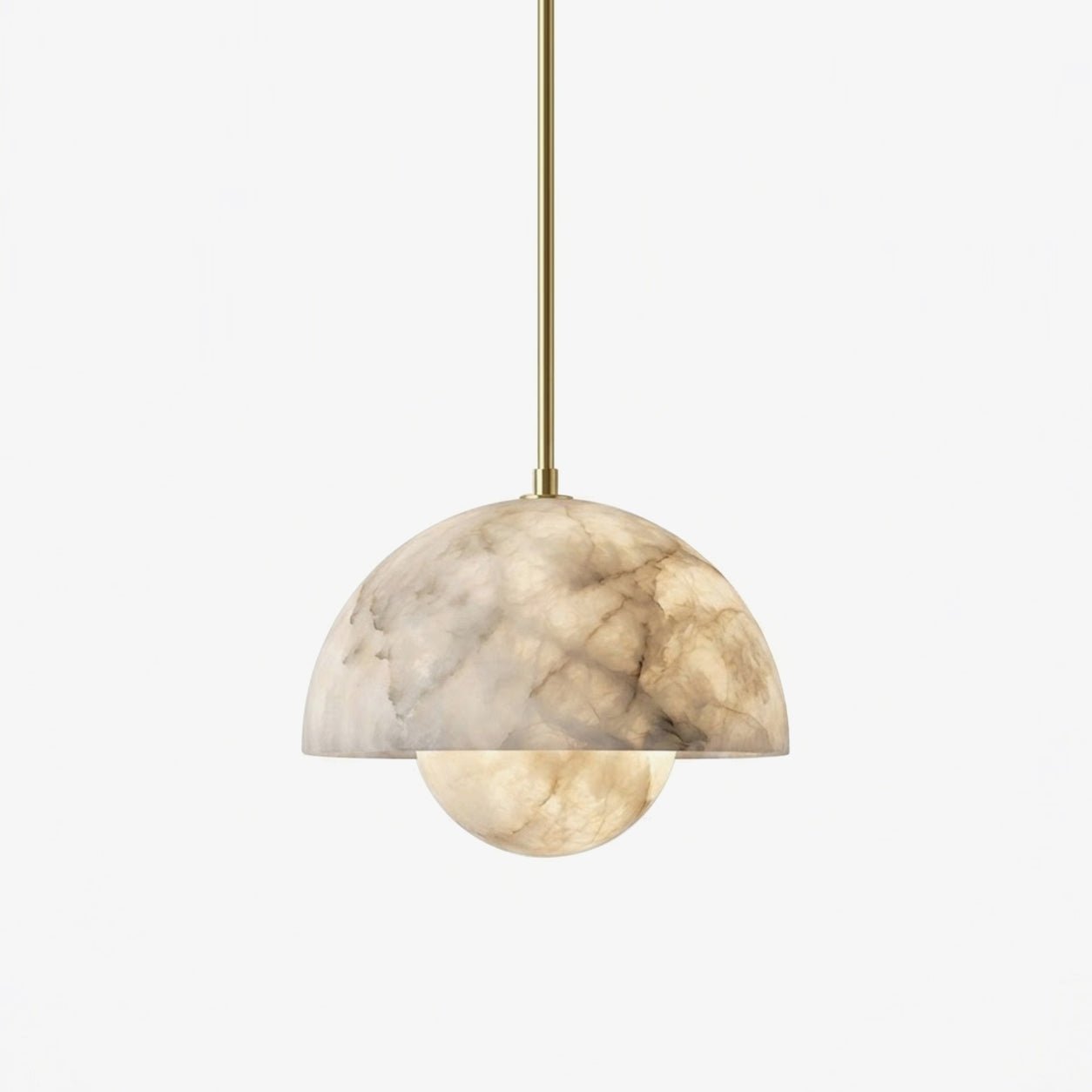 Alabaster Bud Pendant Lamp by Bling Lighting Studio