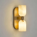 Alabaster Up-Down Wall Sconce by Bling Lighting Studio