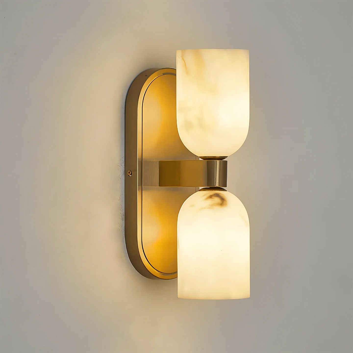 Alabaster Up-Down Wall Sconce by Bling Lighting Studio