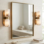 Alabaster Up-Down Wall Sconce by Bling Lighting Studio