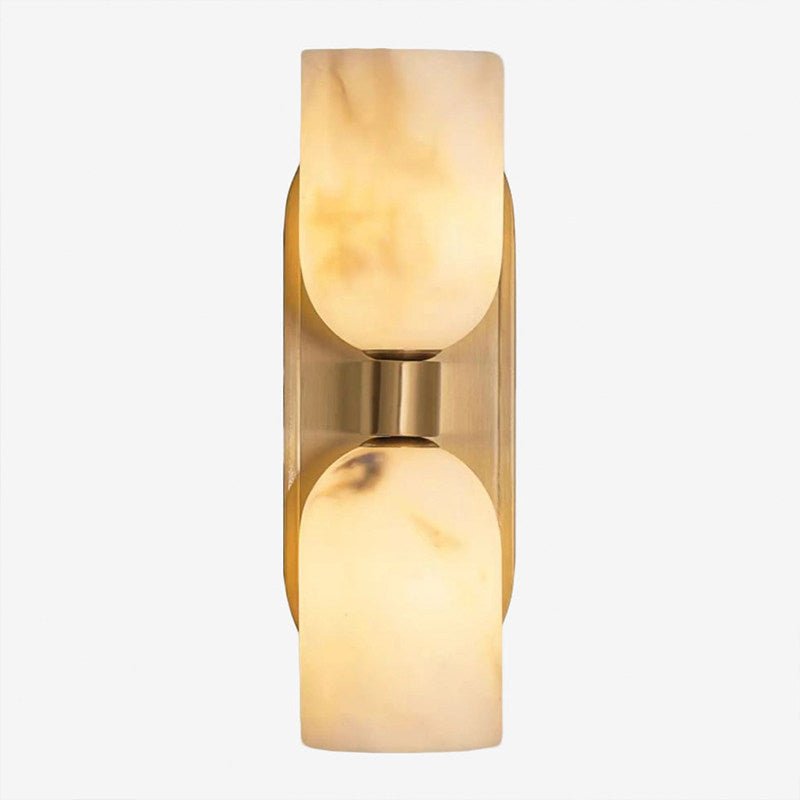 Alabaster Up-Down Wall Sconce by Bling Lighting Studio