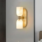 Alabaster Up-Down Wall Sconce by Bling Lighting Studio