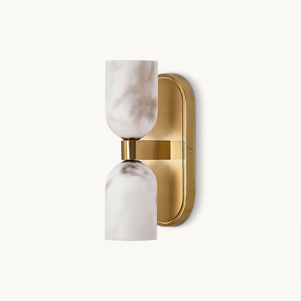Alabaster Up-Down Wall Sconce by Bling Lighting Studio
