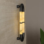 Olyss Alabaster Tube Wall Sconce