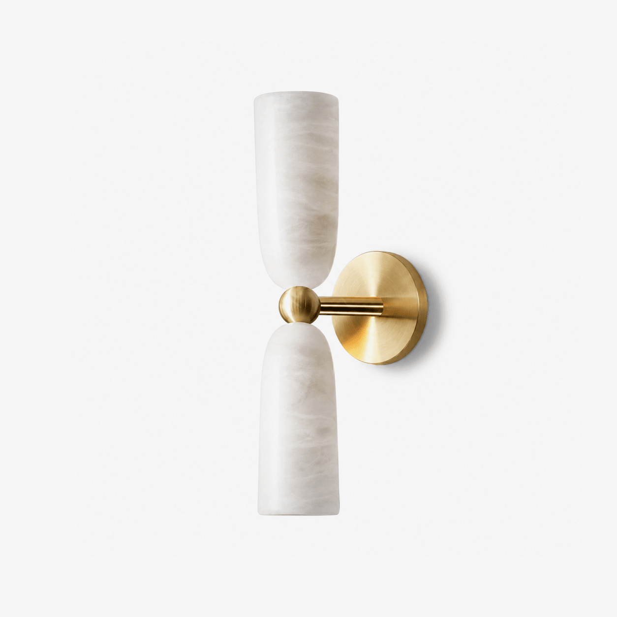 Alabaster Bell Wall Sconce by Bling Lighting Studio