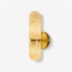 Alabaster Capsule Wall Sconce by Bling Lighting Studio