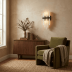 Alabaster Cascade Wall Lamp by Bling Lighting Studio