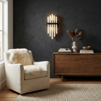 Alabaster Cascade Wall Lamp by Bling Lighting Studio