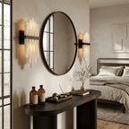 Alabaster Cascade Wall Lamp by Bling Lighting Studio