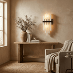 Alabaster Cascade Wall Lamp by Bling Lighting Studio