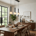 Alabaster Column Pendant Lamp by Bling Lighting Studio