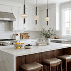 Alabaster Column Pendant Lamp by Bling Lighting Studio
