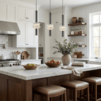 Alabaster Column Pendant Lamp by Bling Lighting Studio