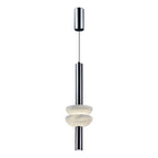 Alabaster Column Pendant Lamp by Bling Lighting Studio
