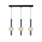 Alabaster Column Pendant Lamp by Bling Lighting Studio