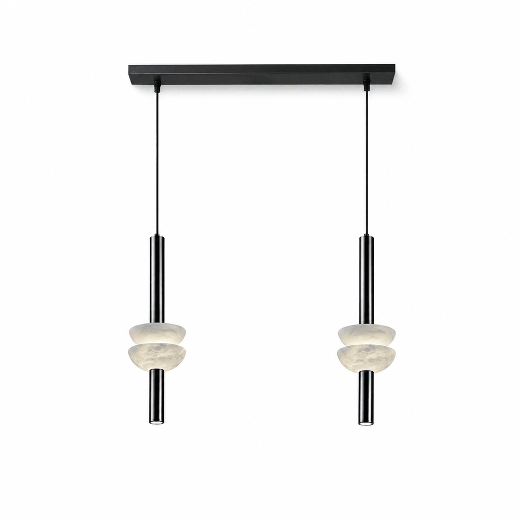 Alabaster Column Pendant Lamp by Bling Lighting Studio