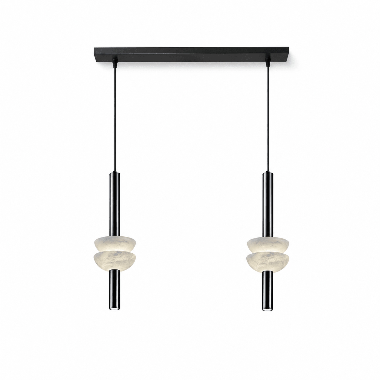 Alabaster Column Pendant Lamp by Bling Lighting Studio