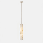 Alabaster Cylinder Pendant Light by Bling Lighting Studio