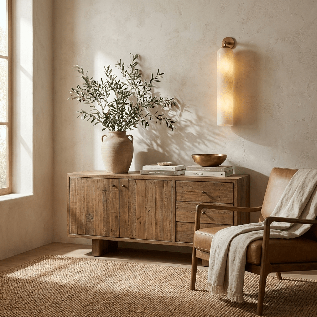 Tube Alabaster Wall Sconce by Bling Lighting Studio