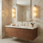 Tube Alabaster Wall Sconce by Bling Lighting Studio