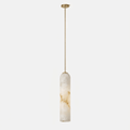 Alabaster Cylinder Pendant Light by Bling Lighting Studio
