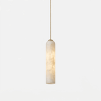 Alabaster Cylinder Pendant Light by Bling Lighting Studio