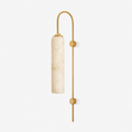 Alabaster Cylinder Wall Light by Bling Lighting Studio
