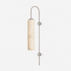 Alabaster Cylinder Wall Light by Bling Lighting Studio