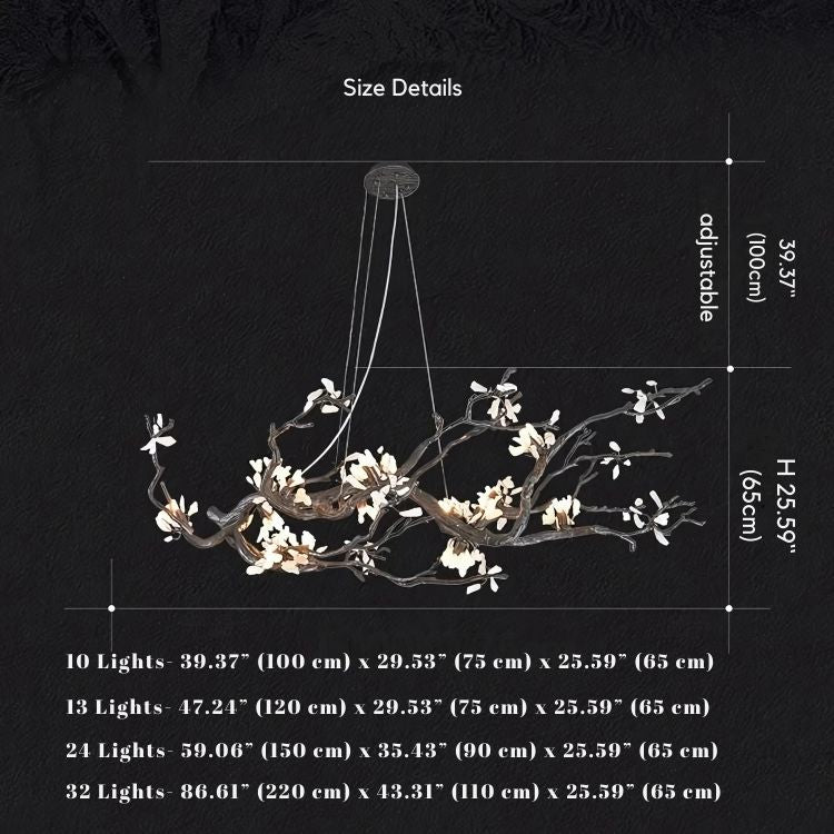 Alba Tree Branch Chandelier - Bling Lighting Studio