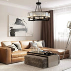Alis Black Crystal Pendant Chandelier - Bling Lighting Studio