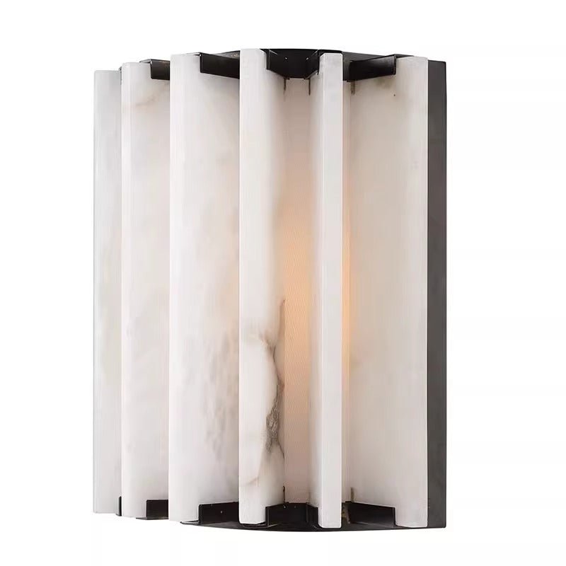Altrix Alabaster Wall Lamp by Bling Lighting Studio