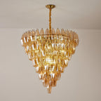 Luxury Murano Poliedri Amber Empire Chandelier product image
