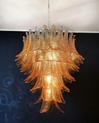 Luxury Amber Leaf Cascade Chandelier product image