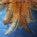 Luxury Amber Leaf Cascade Chandelier product image