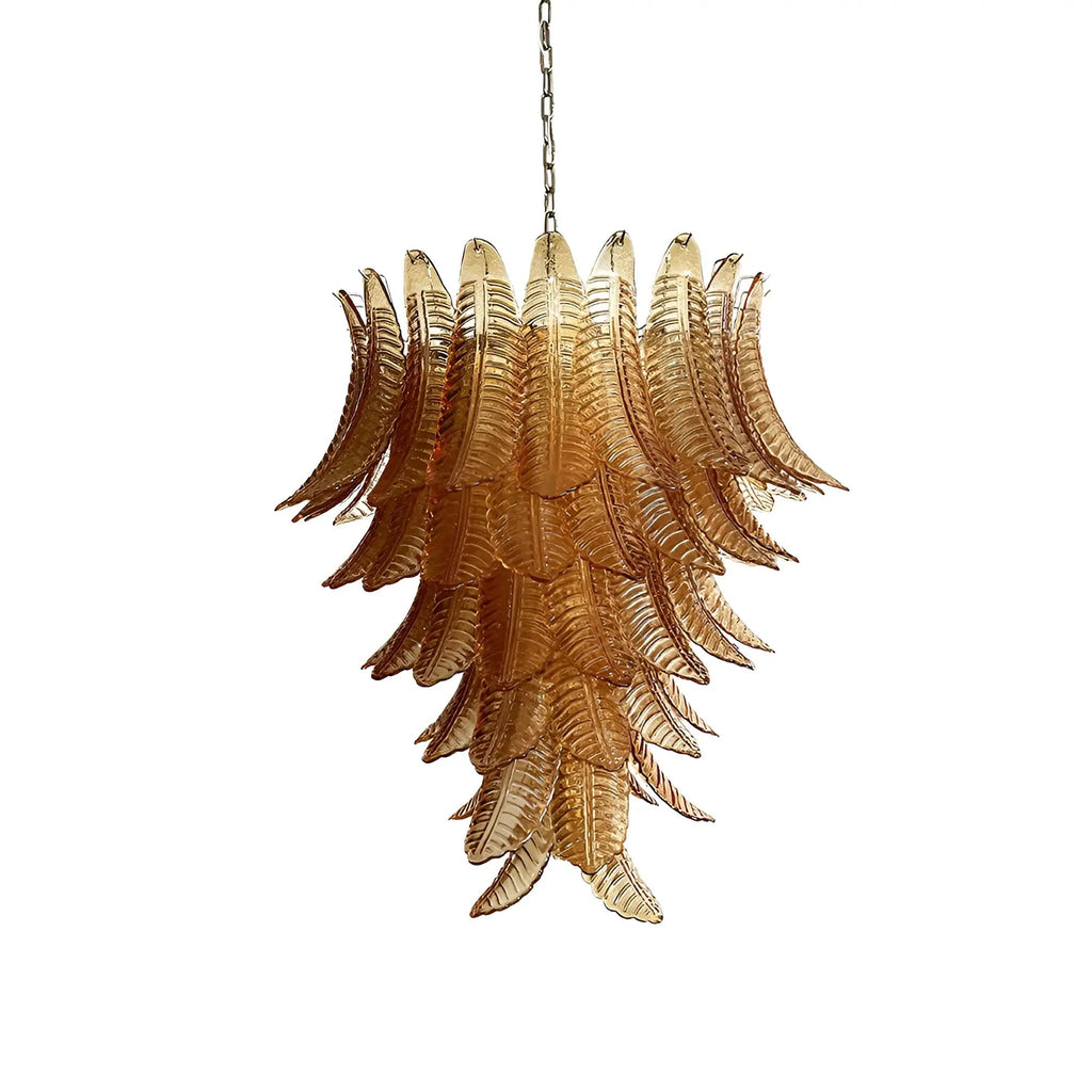 Luxury Amber Leaf Cascade Chandelier product image