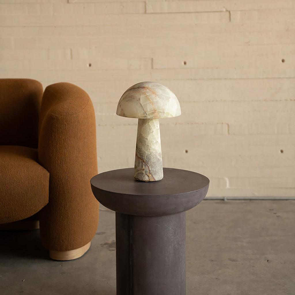 Aurora Marble Jade Table Lamp by Bling Lighting Studio