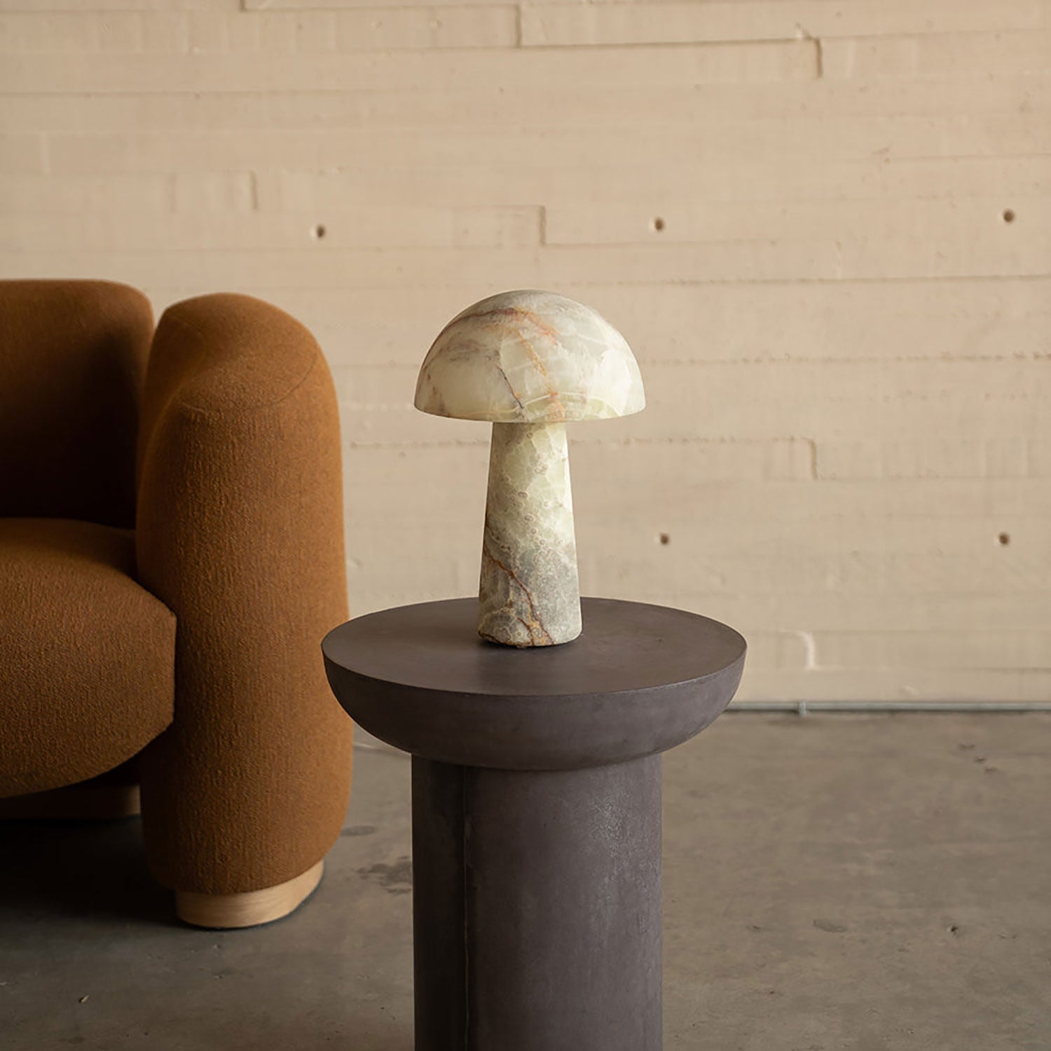 Aurora Marble Jade Table Lamp by Bling Lighting Studio