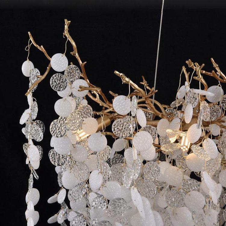American Creative Brass Branch Chandelier by Bling Lighting Studio