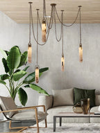 Anx Marble Ceiling Light for high ceiling staircase and foyer lighting