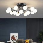 Anya Modern Bubble Glass Flush Mount Light - Bling Lighting Studio