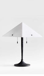 Apex Alabaster Prism Table Lamp by Bling Lighting Studio