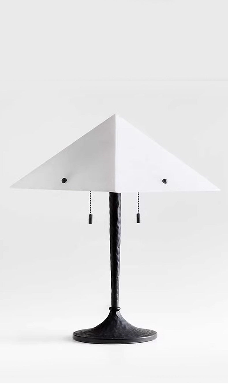 Apex Alabaster Prism Table Lamp by Bling Lighting Studio