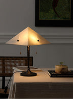 Apex Alabaster Prism Table Lamp by Bling Lighting Studio